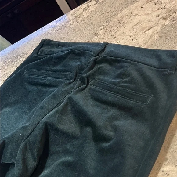 Old Navy Green Velvet Pants Size 6P - Picture 6 of 7